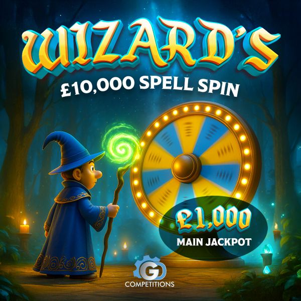 Wizard’s £10,000 Spell Spin – SPIN 2 WIN