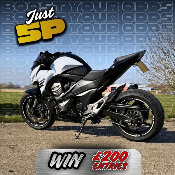 Win £200 Entries into the Kawasaki Z800 Comp!