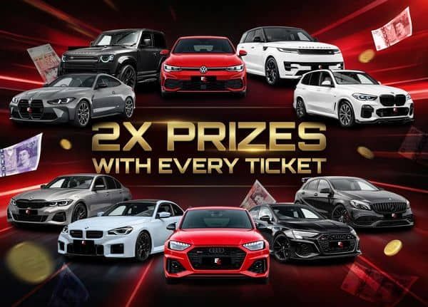 Win 2x Prizes With Every Ticket InstaWin - £650,000 Prize Pot