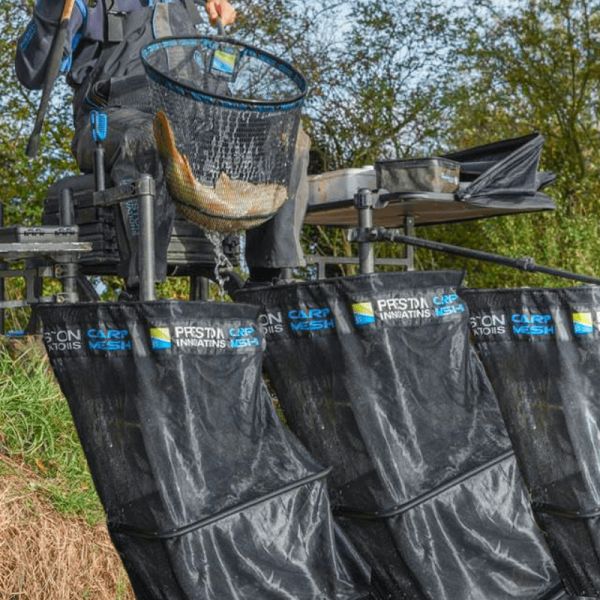 3x Preston 2.5m Carp Mesh Keepnets