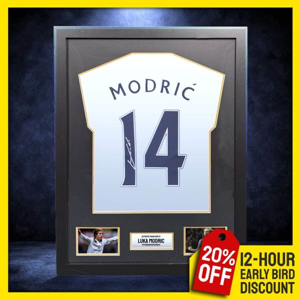 Luka Modric Signed & Framed Tee!