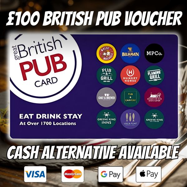 £100 Great British Pub Voucher