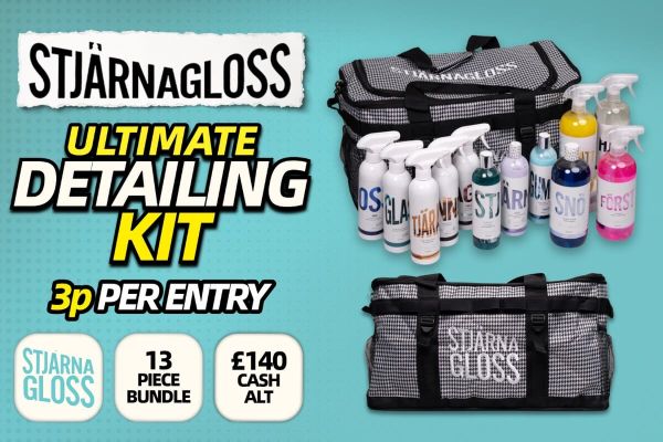 Win A StjarnaGloss Ultimate Car Detailing Kit for just 3p!
