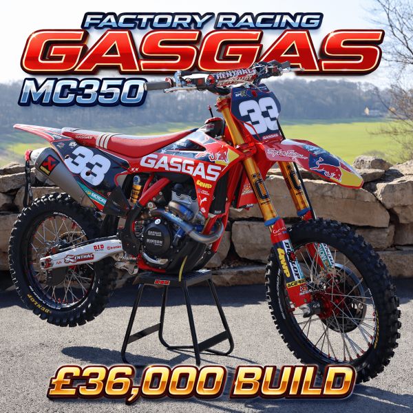 GAS GAS MC350F MOTOCROSS BIKE – FACTORY RACE SPEC – £36,000 BUILD COST!