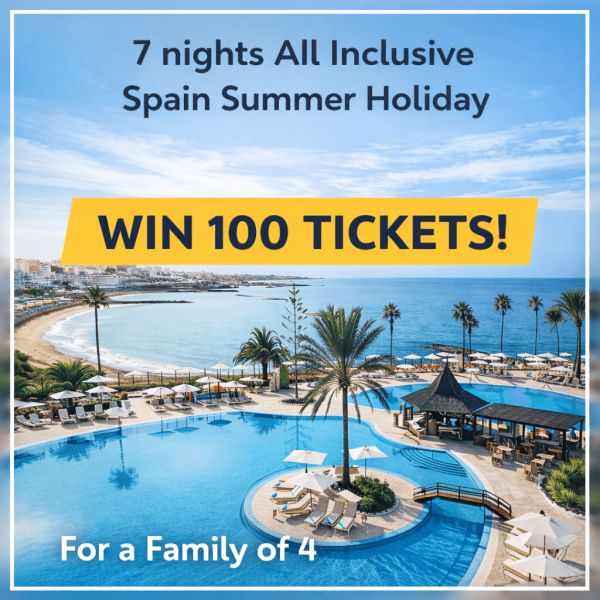 Win 100 Tickets to The Spain Holiday Comp!