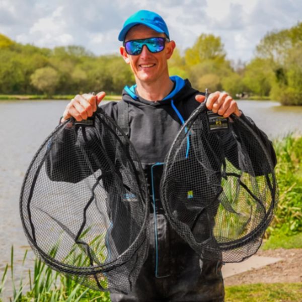 2x Preston Carbon Hair Mesh Landing Net Choice of Size – AUTO DRAW