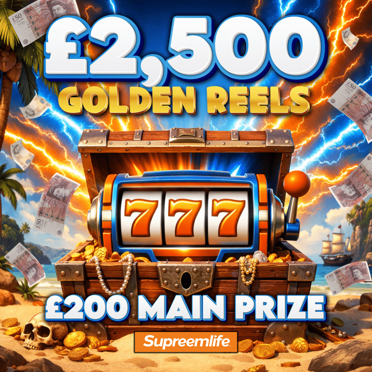 £2.5k Golden Reels 🏴‍☠️