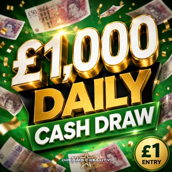 £1,000 Daily Cash Draw