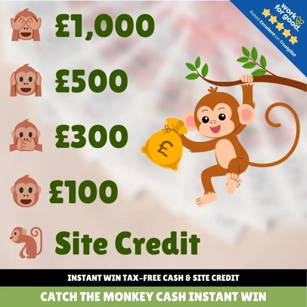 Catch The Monkey Win The Money (WIN £1,000 INSTANTLY) #3