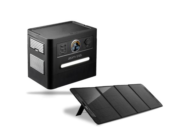 Atom Boost 1500W Power Station & 200W Solar Panel - Auto Draw - 28th April