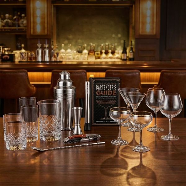 WIN an 18 Piece Cocktail Bar Kit and Glasses!