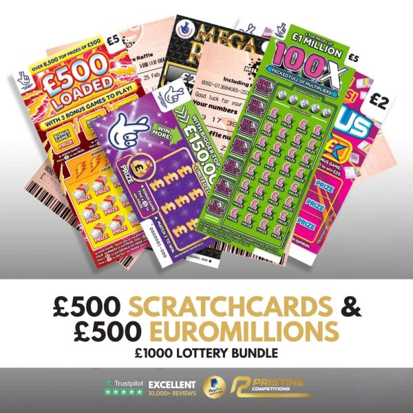 £500 Scratch Cards & £500 EuroMillions Bundle #154