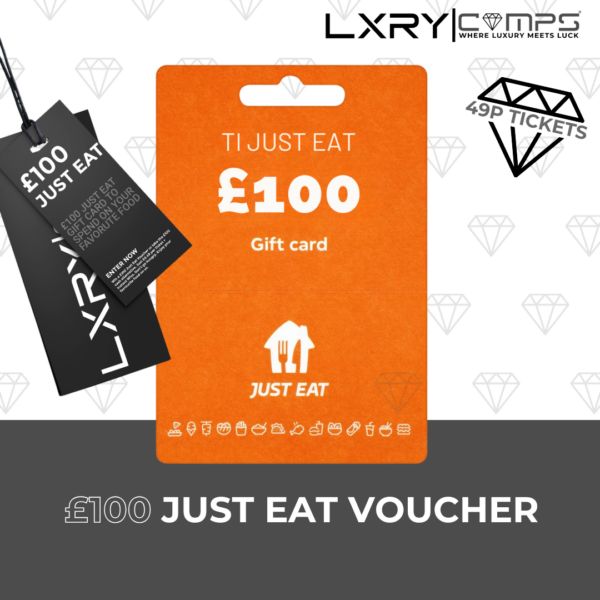 £100 Just Eat Voucher – Takeaway On Us + Instant Wins