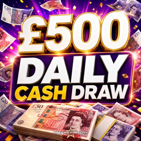 £500 Daily Cash Draw