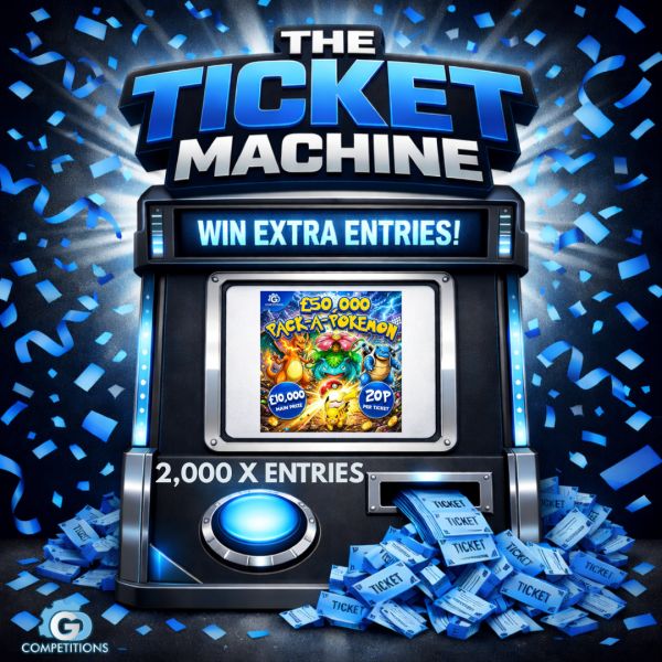 LAST CHANCE MINI DRAW – 2,000 X ENTRIES INTO PACK A POKEMON