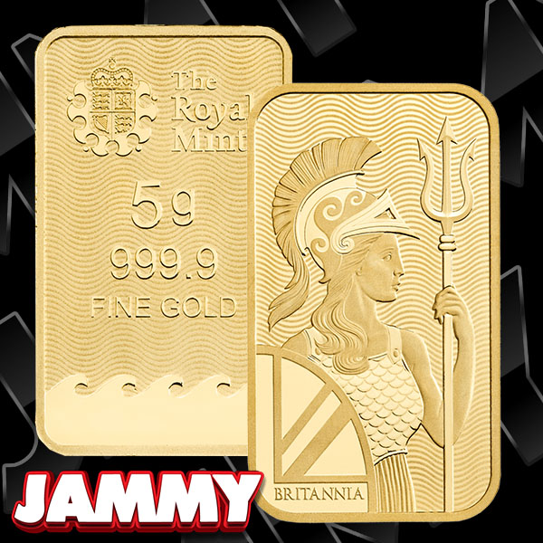 ROYAL MINT GOLD 5g BAR or £695 CASH!