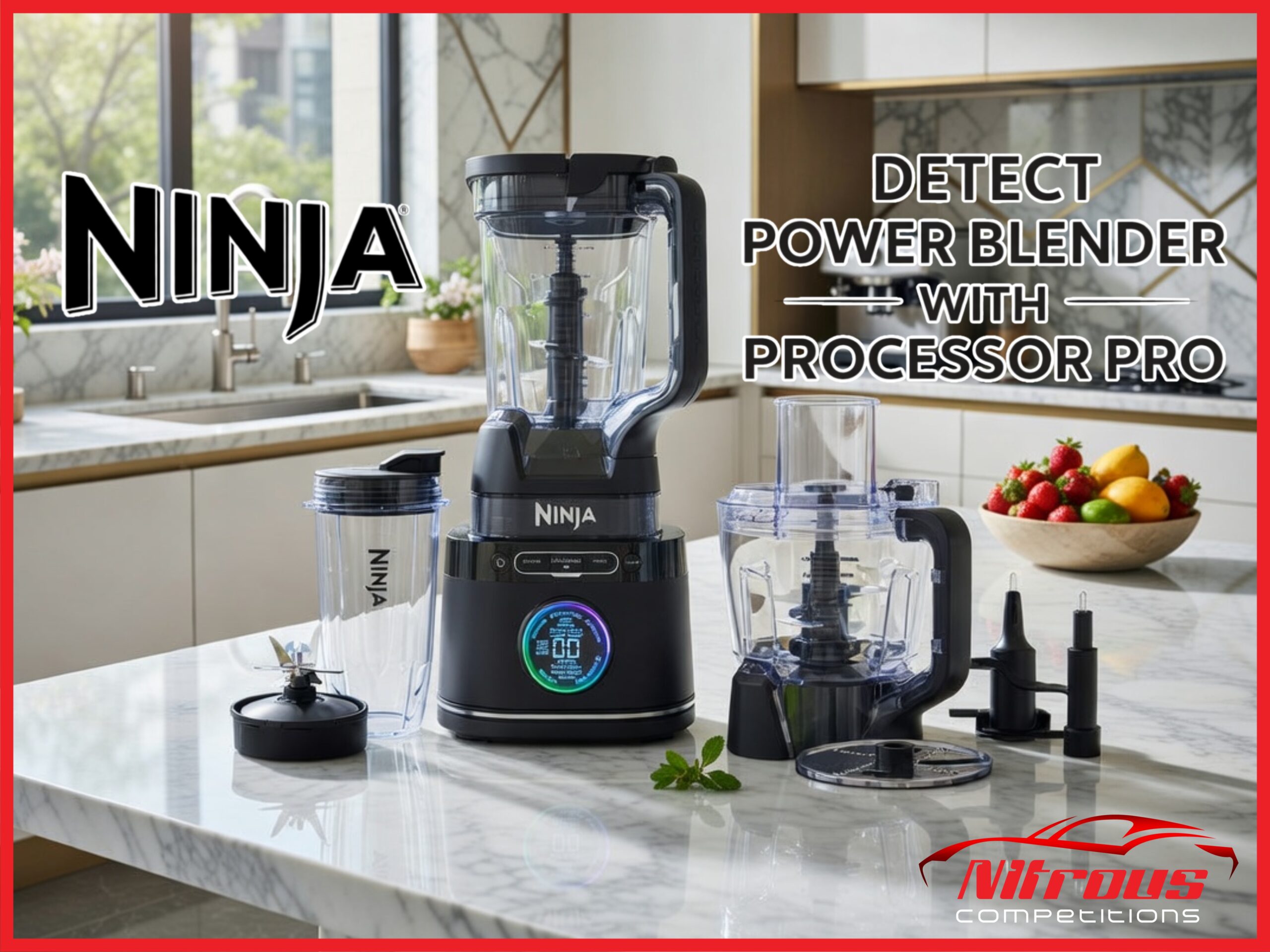NINJA DETECT POWER BLENDER PROCESSOR PRO [Draw March 15th]