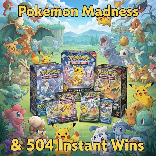 Pokemon Madness with 504 Instant Wins!