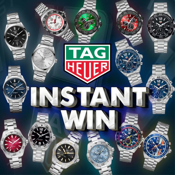 TAG Heuer Instant Win + £1,000 End Prize!