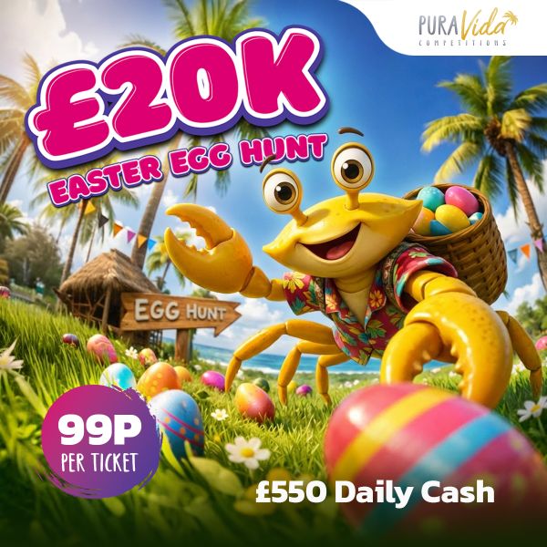 £20k Easter Egg hunt Leaderboard – £1,000 Main Prize