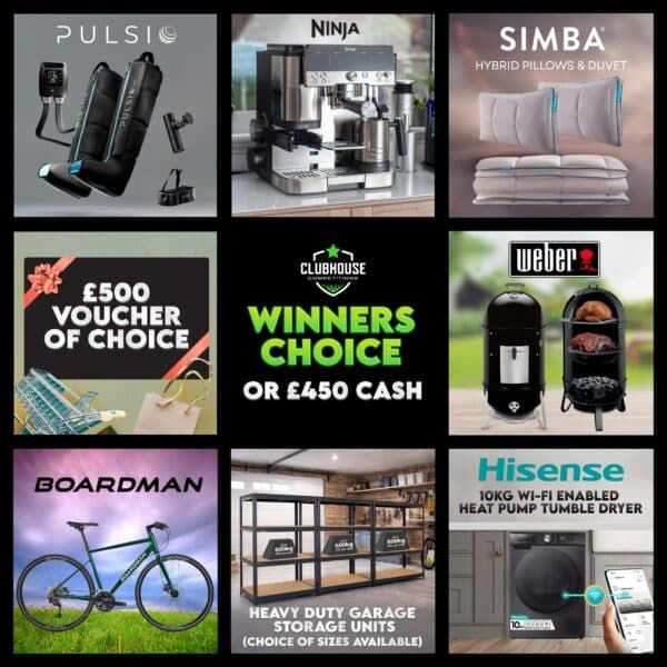 Winners Choice OR £450 Cash