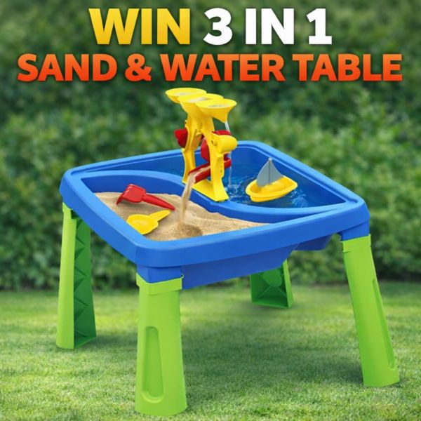 3 IN 1 WATER & SAND TABLE