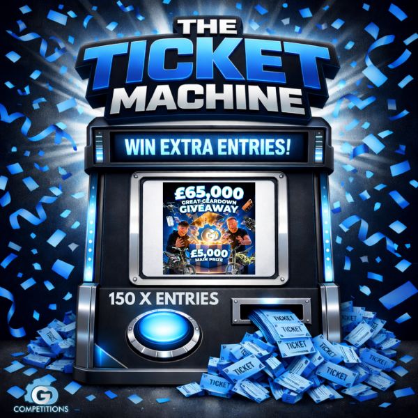 MINI DRAW – 150 X ENTRIES INTO THE GREAT GEARDOWN GIVEAWAY