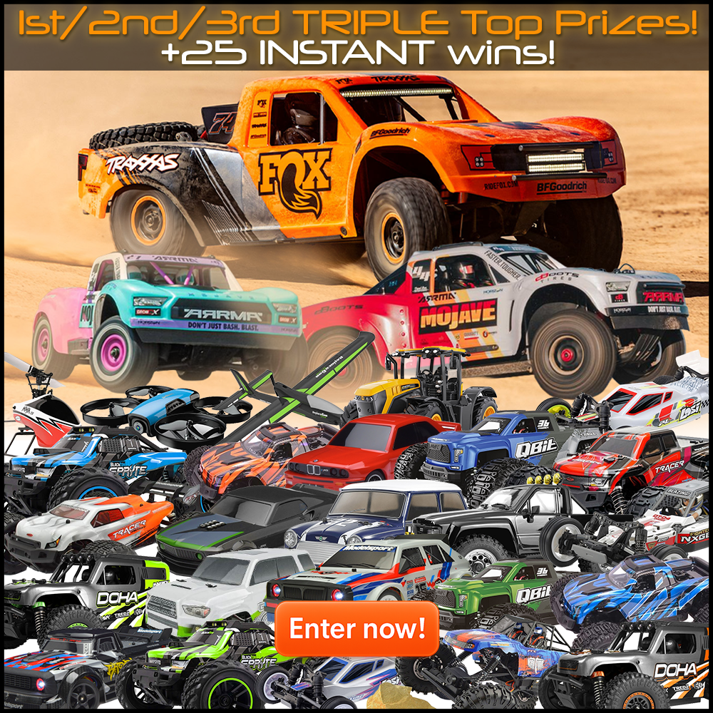 Triple Winner Comp – 3 Main Prizes!