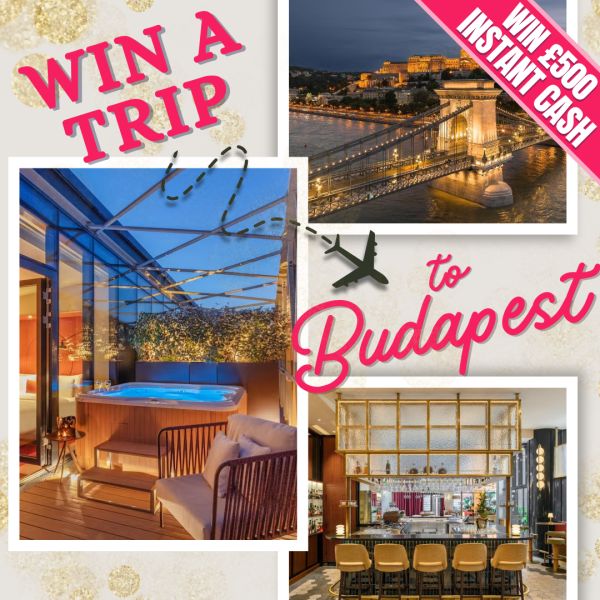 WIN INSTANT CASH! + 5* BUDAPEST CITY BREAK FOR 49P