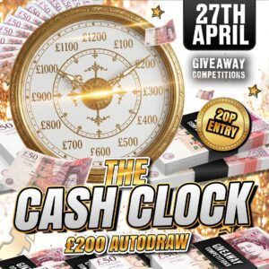The Cash Clock – `Win up to £1200 instantly