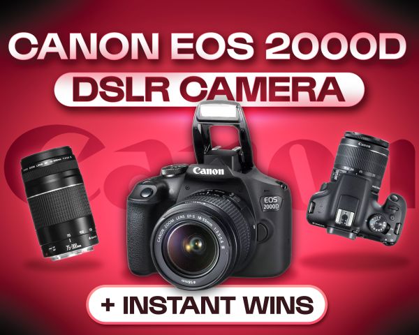 CANON EOS 2000D DSLR CAMERA!
