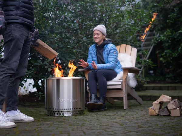 Solo Stove Bonfire 2.0 Stainless Steel Portable Smokeless Firepit & Stand - Choice Of Colour - Auto Draw - 26th April