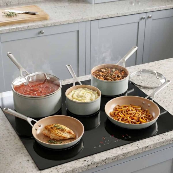 Ninja Extended Life Ceramic 5pc Pan Set