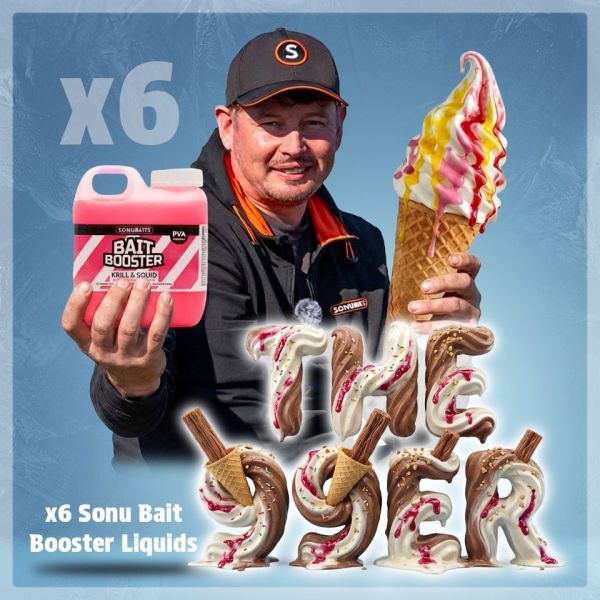 99 Tickets Only – 6x Sonu Bait Booster Liquid Bundle – AUTO DRAW