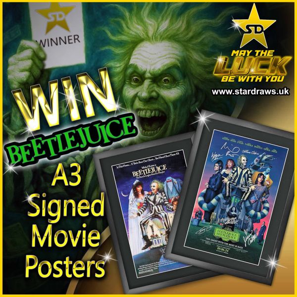 WK17 – BEETLEJUICE – A3 Framed Printed Poster Set (Odds:1:100)