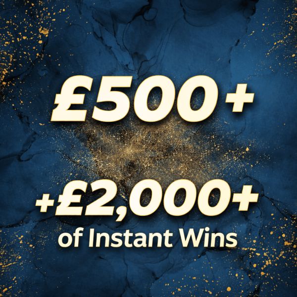 £500 Cash End Prize + £2000 Worth of Instant Wins