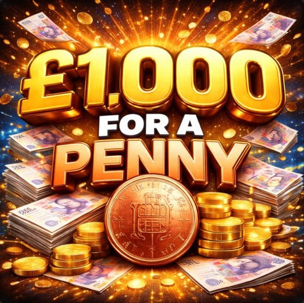 £1,000 for a PENNY!   