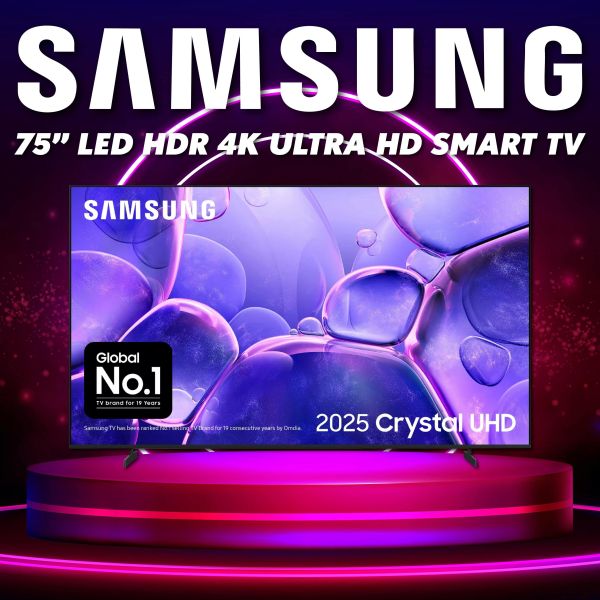 Win This SAMSUNG 75" HD 4K HD Smart TV!