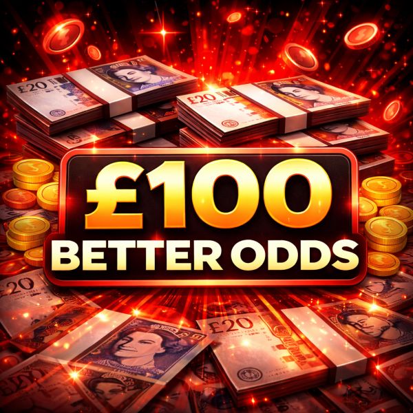 £100 BETTER ODDS 09.04.26