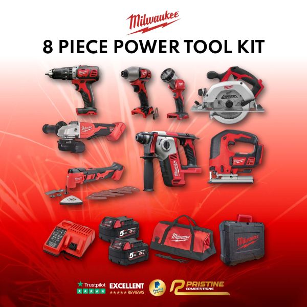 Milwaukee 8 Piece Power Tool Kit #13