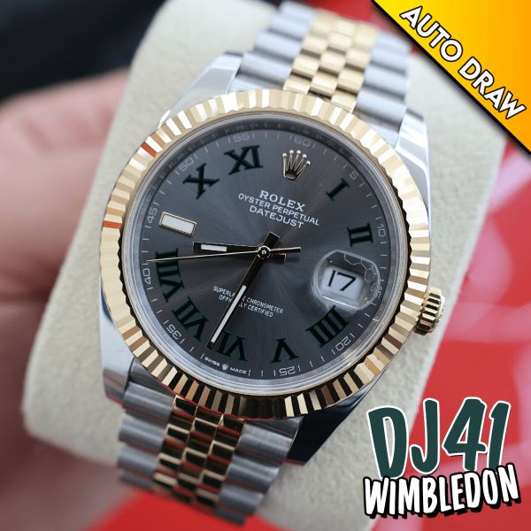 Rolex Datejust 41 Wimbledon Gold/Steel – RSP £14,000!