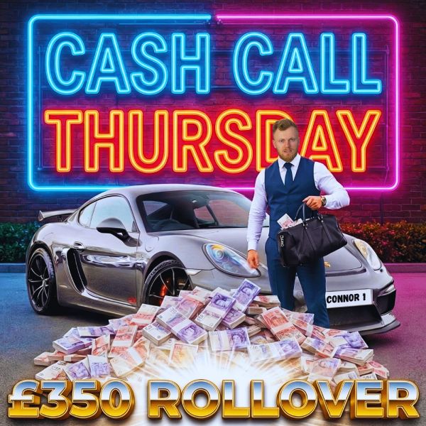 Cash Call £350 Rollover- APP ONLY