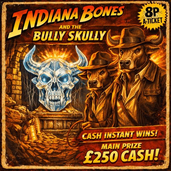 INDIANA BONES – WIN UP TO £750 INSTANTLY!
