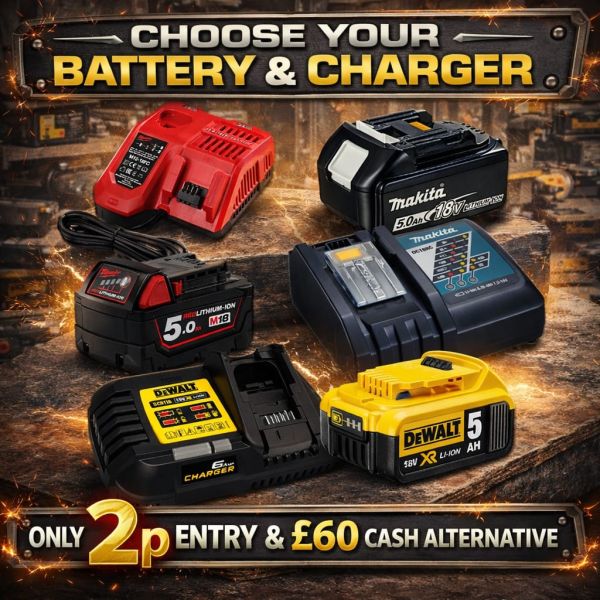 18v 5.0ah Battery & Charger – Choose Your Brand #2