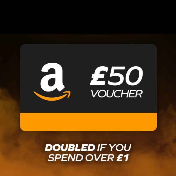 APP EXCLUSIVE! £50 Amazon Gift Card Double On £1+ Orders