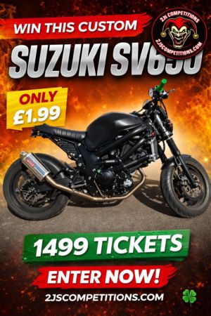 Win a Custom Suzuki SV650 Streetfighter