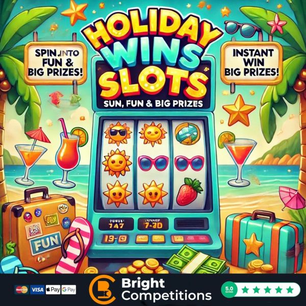 Holiday Wins Slots – 86 Instant Wins & £50 End Prize