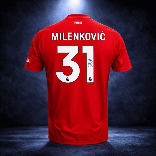 Nikola Milenković Signed Forest Shirt!