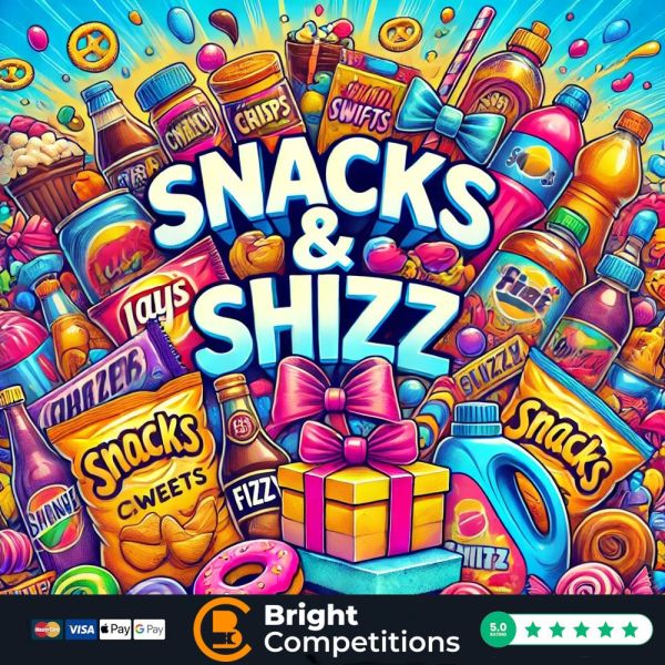 Snacks & Shizz! 40 Instant Wins & £50 Supermarket Voucher Main Prize