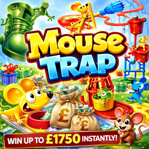 MOUSE TRAP – WIN UP TO £1750 INSTANTLY